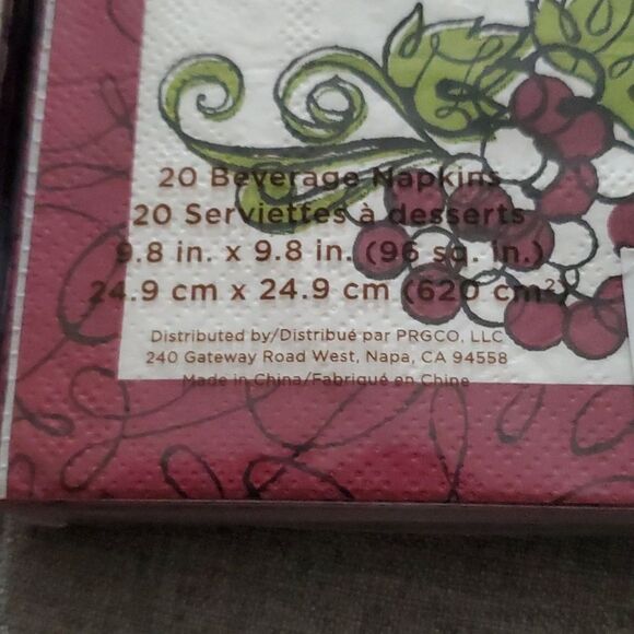 80 Papyrus beverage napkins 4 packs of 20 each = 80 - Picture 7 of 7